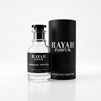 Midnight Pewter luxury perfume by Rayah Parfum